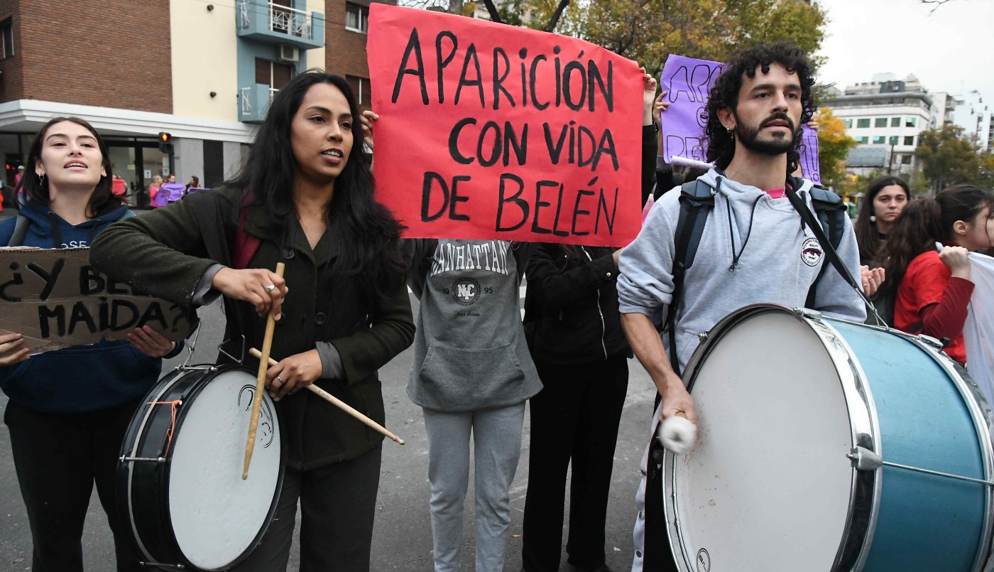 La comunidad de la UNA se movilizó junto a familiares de Belén pidiendo por su aparición | Actualidad