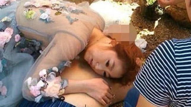 China: la novia heroína que intentó salvar a un hombre que se estaba ahogando | Curiosidades