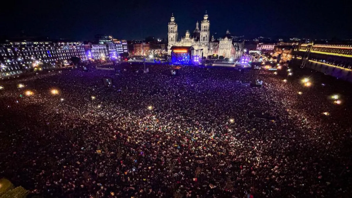 Los Cadillacs baten récord absoluto de público en México al reunir 300.000 personas en el Zócalo | Espectáculos
