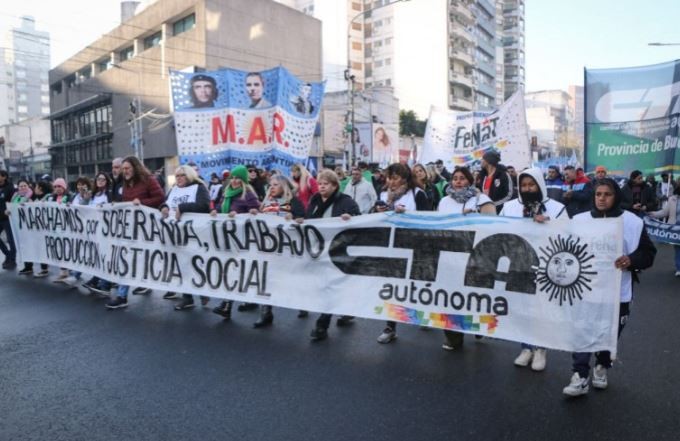 La CTA Autónoma cortó ingresos a la Ciudad y marcha a Plaza de Mayo | Actualidad