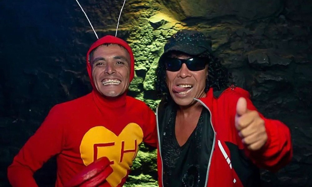 "El Chapulín Colorado" y "La Mona Jiménez", los artistas callejeros que detuvieron a un ladrón a las trompadas | Actualidad