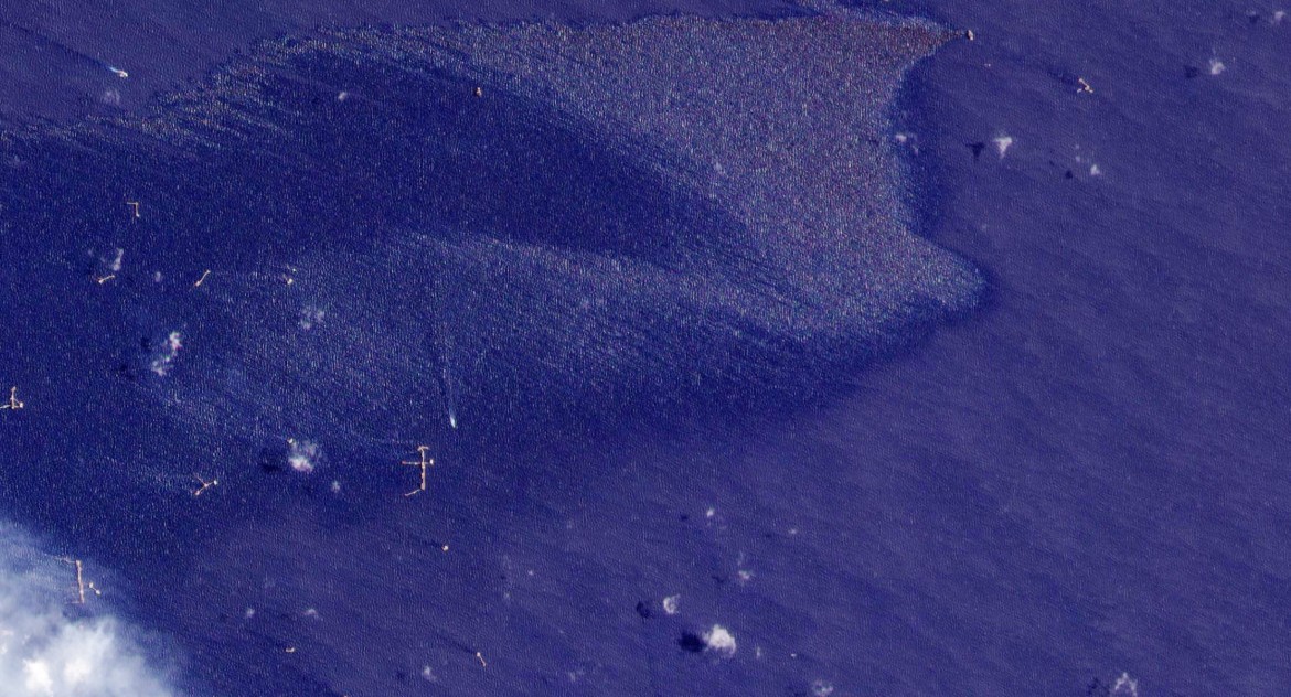 Detectaron un gran derrame petrolero en el Golfo de México | Clima, naturaleza y medio ambiente