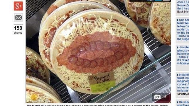 Londres: indignación en las redes por la pizza con forma de "vagina" | Curiosidades