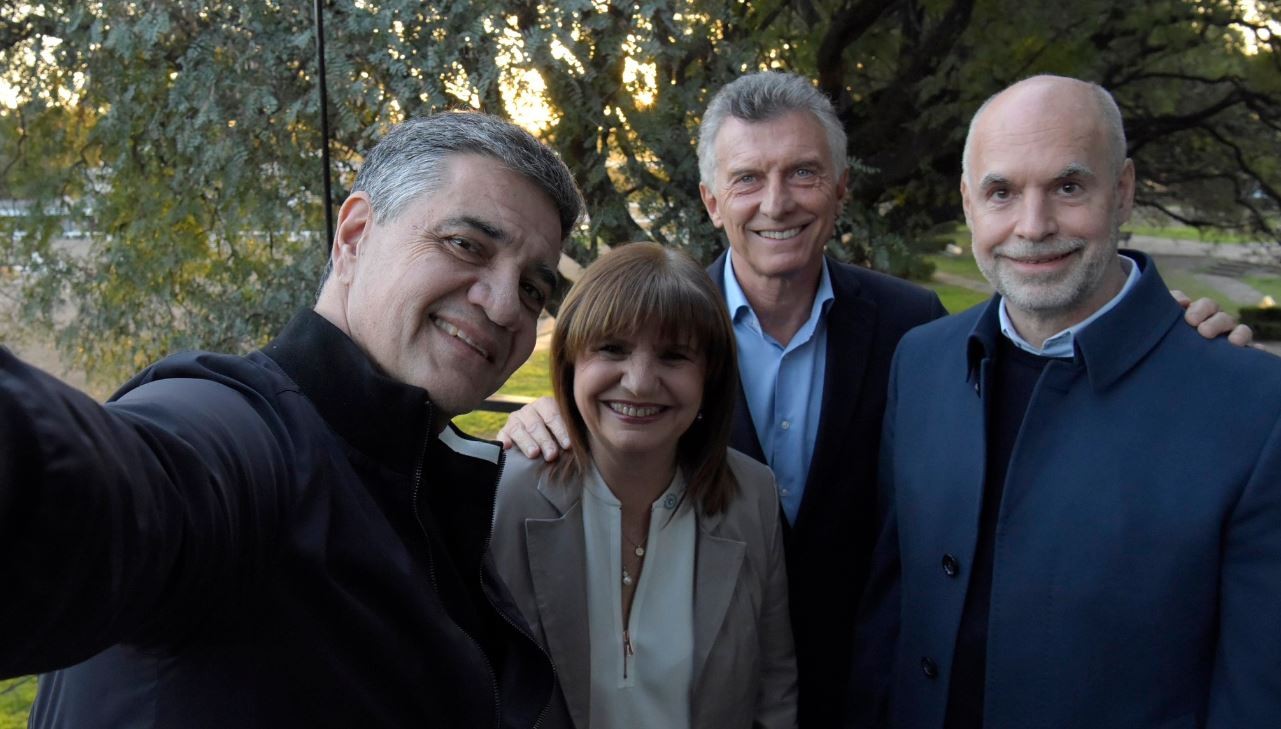 Foto de unidad: Larreta, Bullrich y Mauricio se reunieron en el cierre de campaña de Jorge Macri | Elecciones 2023