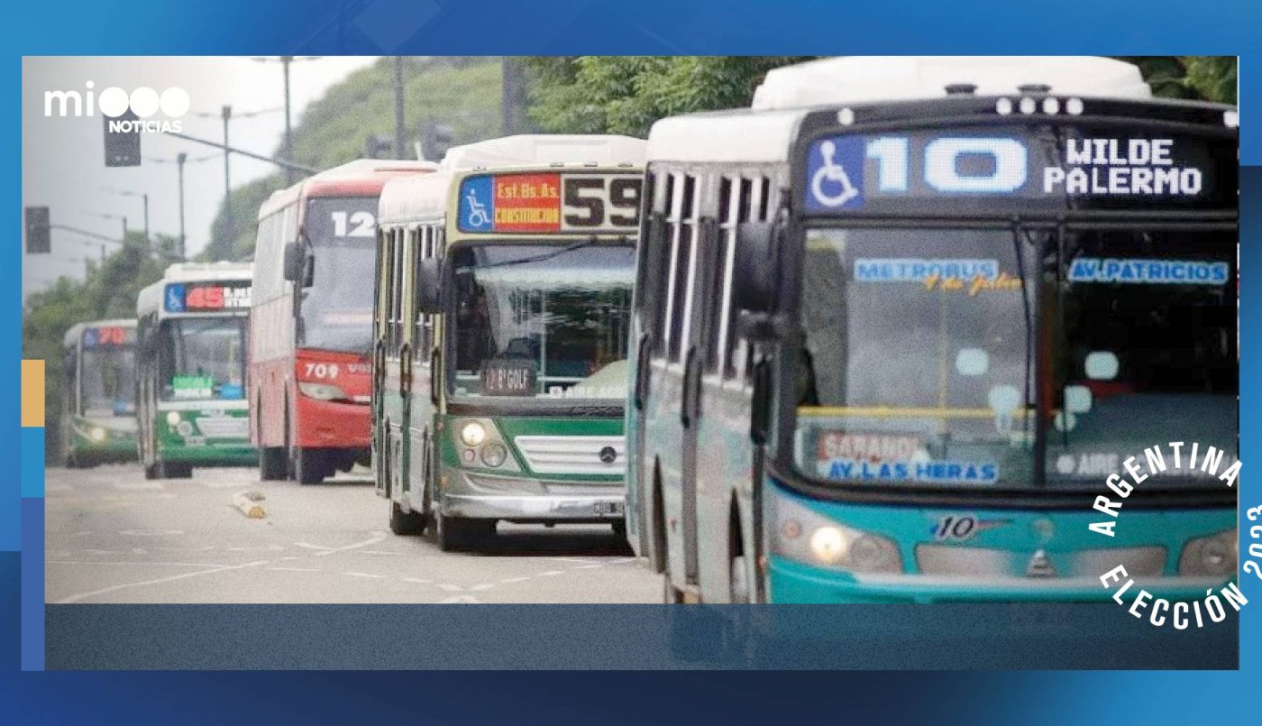 PASO: Colectivos y trenes serán gratuitos, excepto en Jujuy y Tierra del Fuego | Elecciones 2023