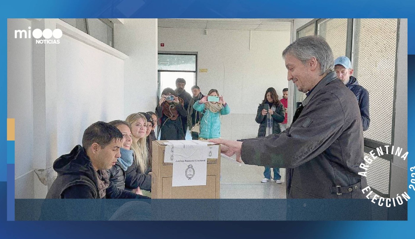 Máximo Kirchner votó poco después de las 9 en la localidad de Tolosa | Elecciones 2023