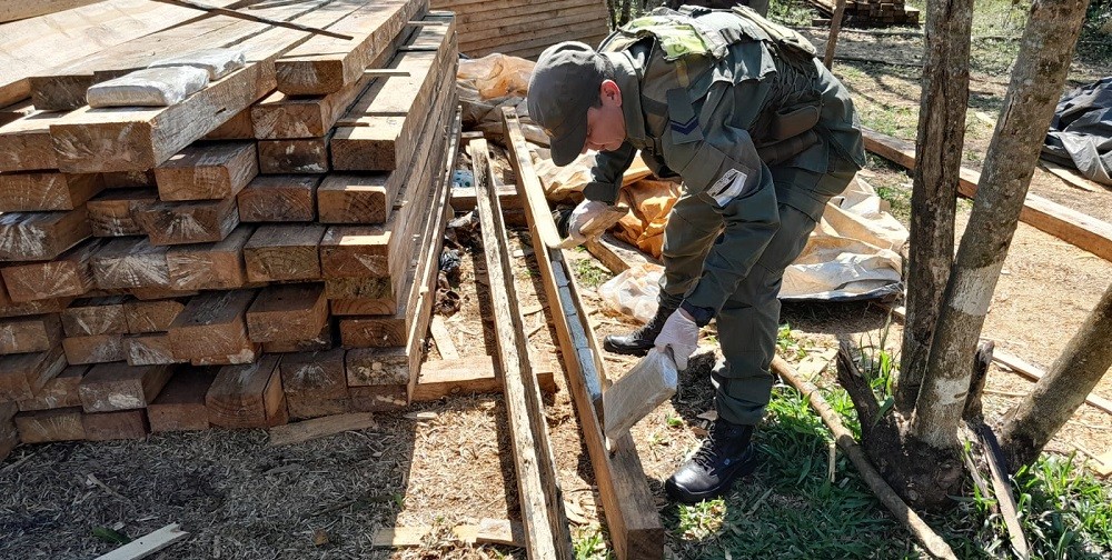 Incautan más de 2 toneladas de marihuana en el interior de vigas de madera en Misiones | Actualidad