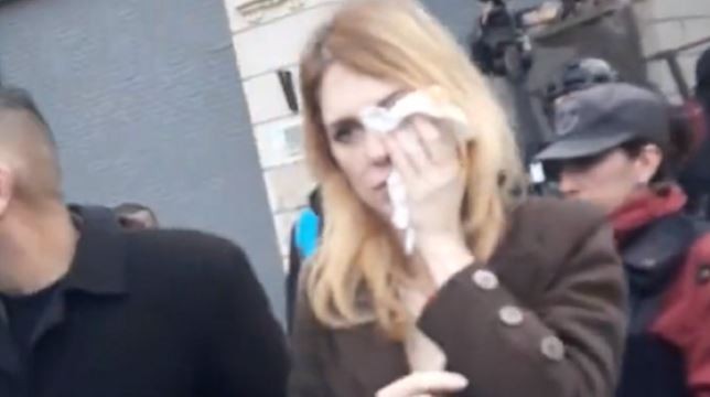 Rociaron con nafta a una candidata de Milei en el ingreso al acto de Villarruel en la Legislatura | Política