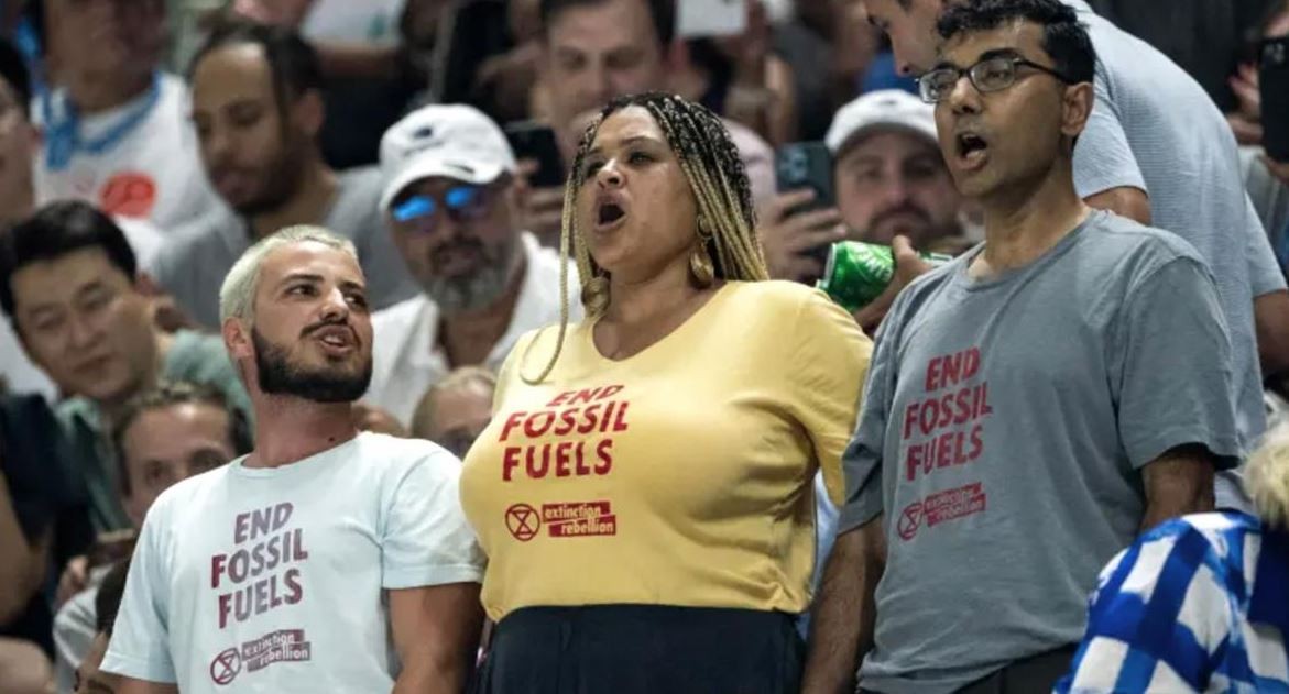 US Open: una protesta contra el cambio climático interrumpió una semifinal femenina | Deportes
