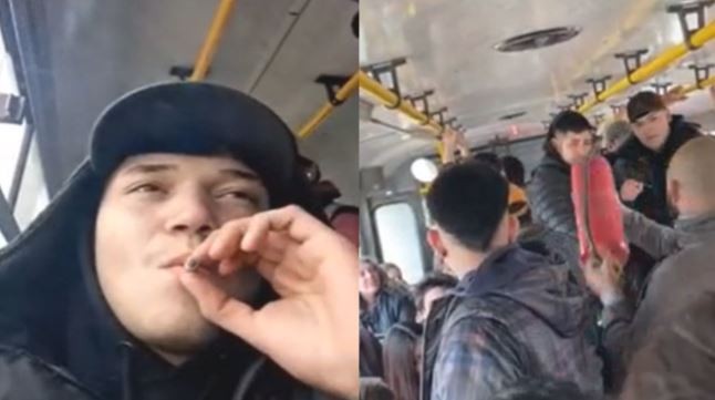 Prendió un cigarrillo arriba del colectivo y el chofer lo amenazó con un matafuegos para que se bajara | Actualidad