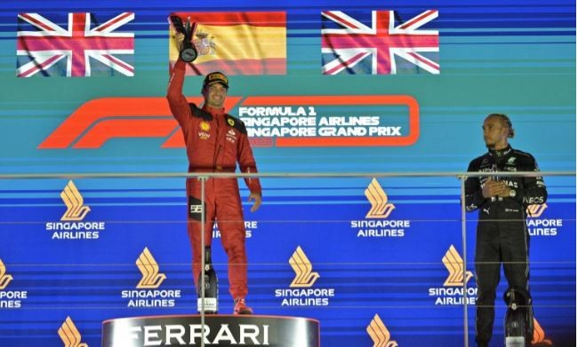 Sainz cortó la racha de Verstappen y se quedó con el Gran Premio de Singapur de la Fórmula 1 | Deportes