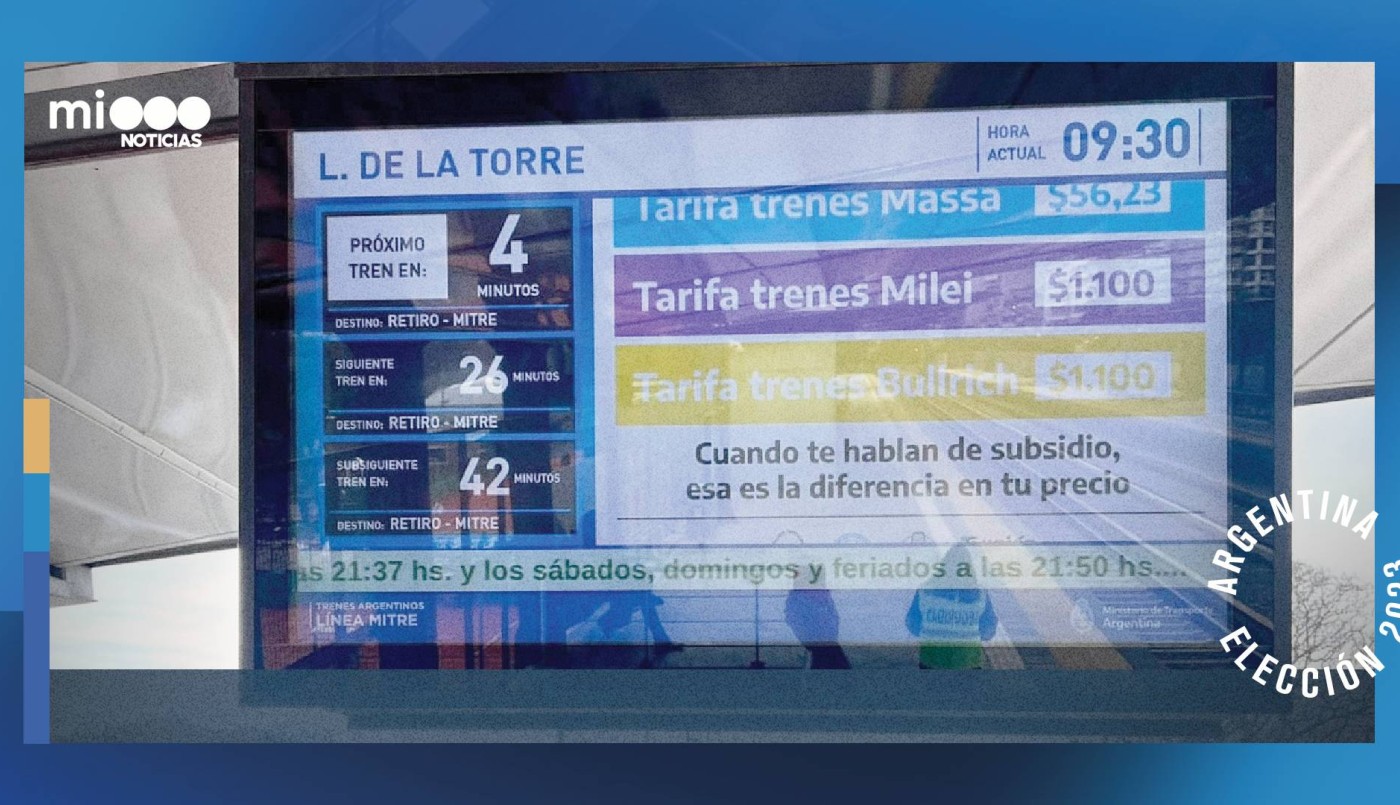 JxC presentó una denuncia por los avisos en trenes y el Gobierno respondió: "No es miedo, es la verdad" | Elecciones 2023