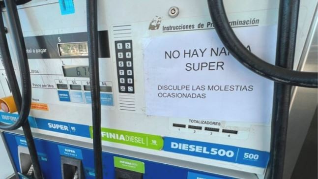 Falta combustible en distintas estaciones de servicio principalmente del interior | Economía