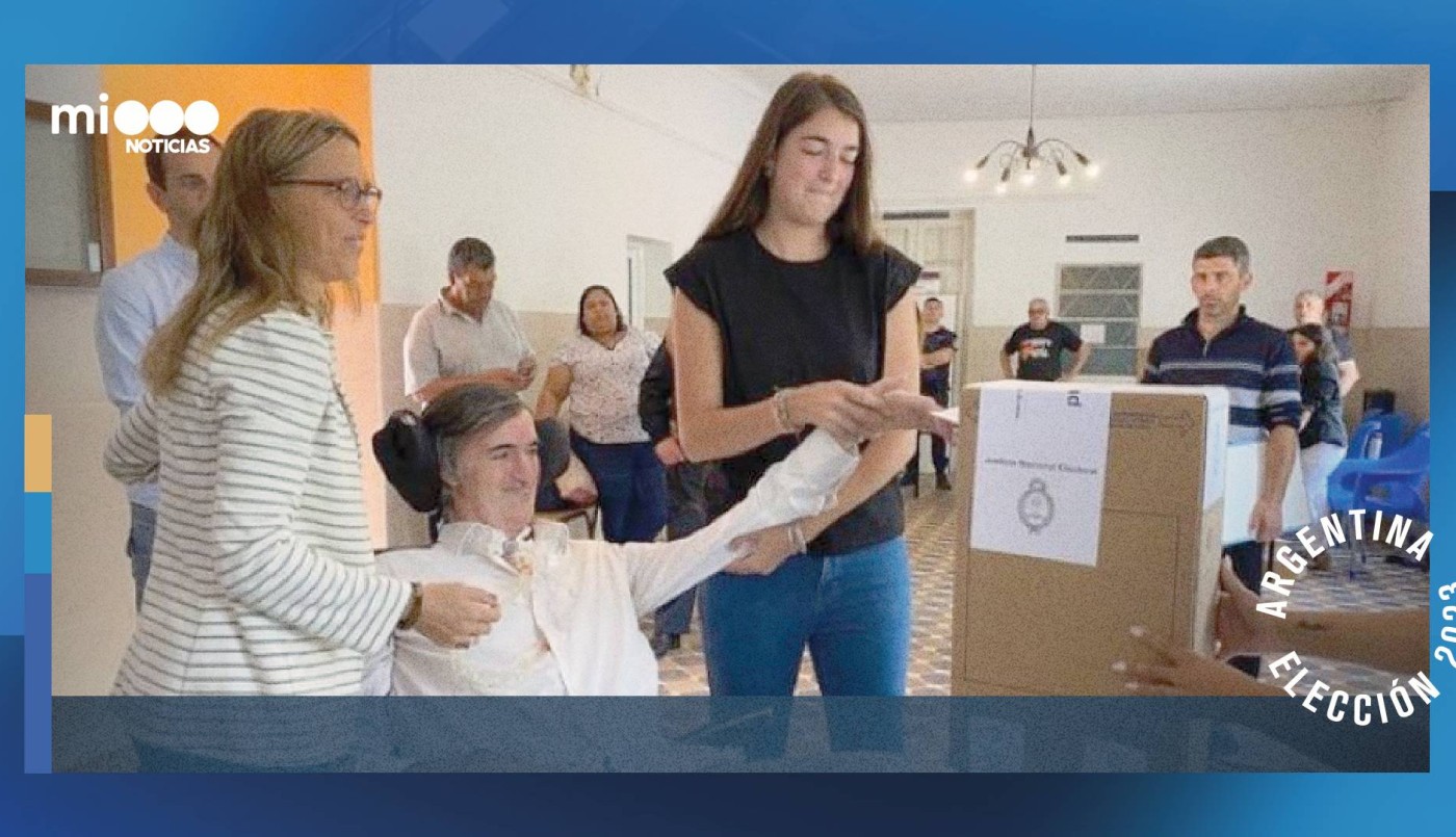 "¡Vamos Argentina!": el emotivo voto de Esteban Bullrich en Junín | Elecciones 2023