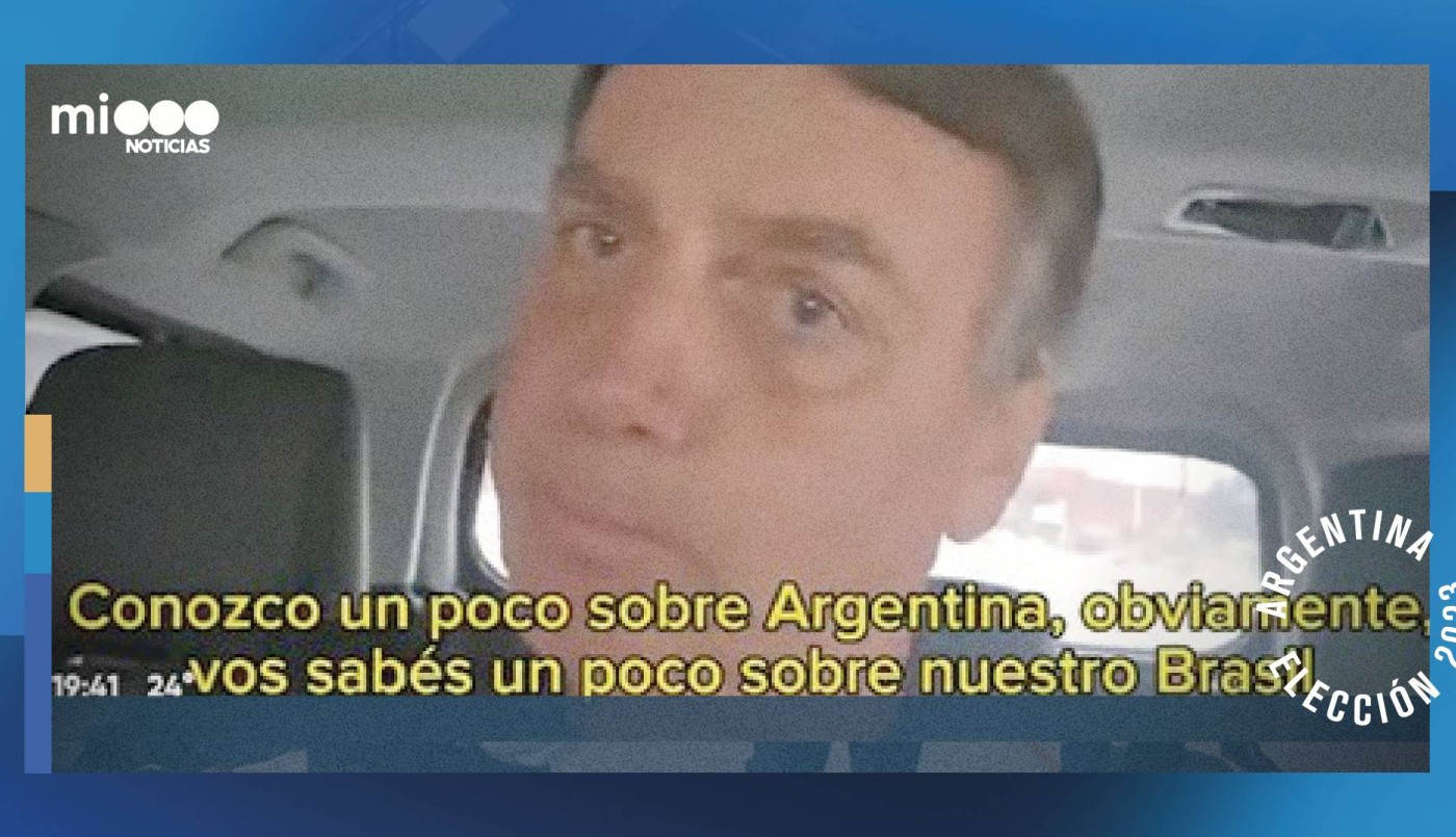 Jair Bolsonaro, ex presidente de Brasil, brindó su apoyo a Milei a través de un video | Elecciones 2023