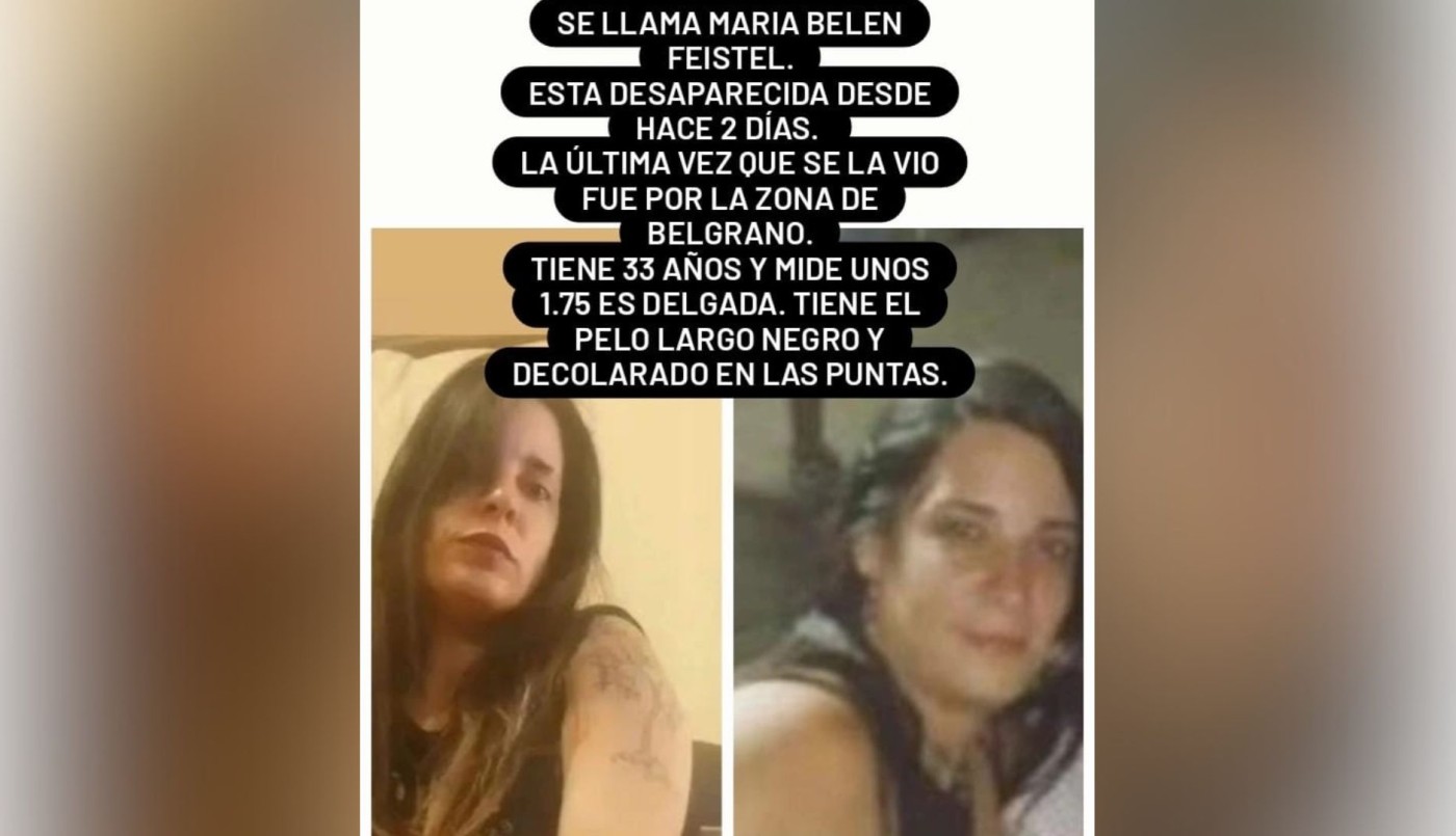 Buscan a una mujer de 33 años que desapareció hace dos días en Belgrano | Actualidad