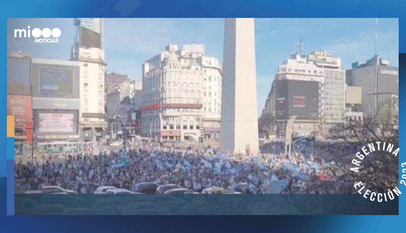A dos semanas del balotaje, los libertarios marcharon al Obelisco | Elecciones 2023