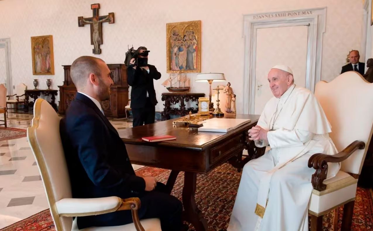 El Papa recibió a Martín Guzmán en el Vaticano | Internacionales