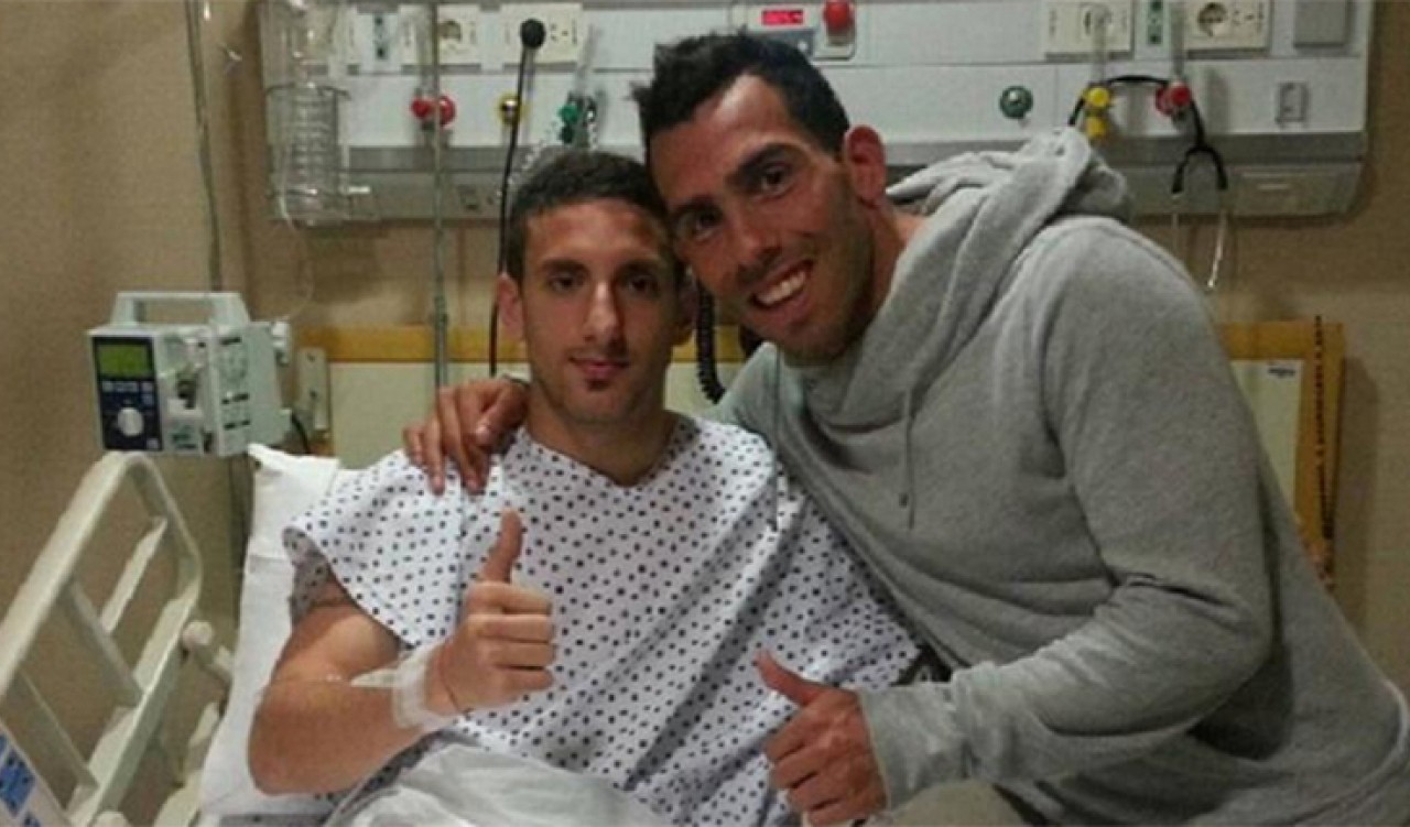 Ezequiel Ham volvió a entrenar después de la fractura de tobillo que le provocó Tevez | Deportes