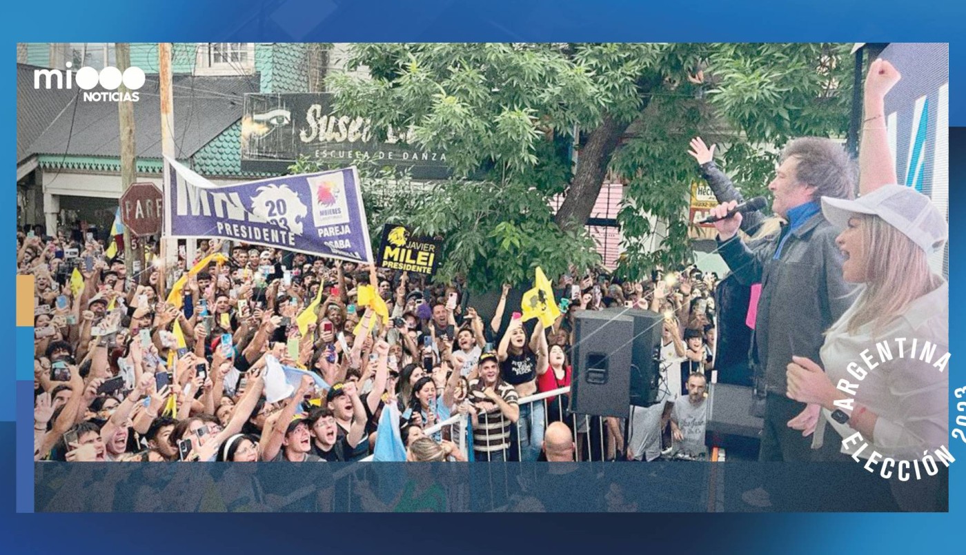 Milei, en Ezeiza: "Los votos están y podemos ganarles a los dictadores kirchneristas" | Elecciones 2023