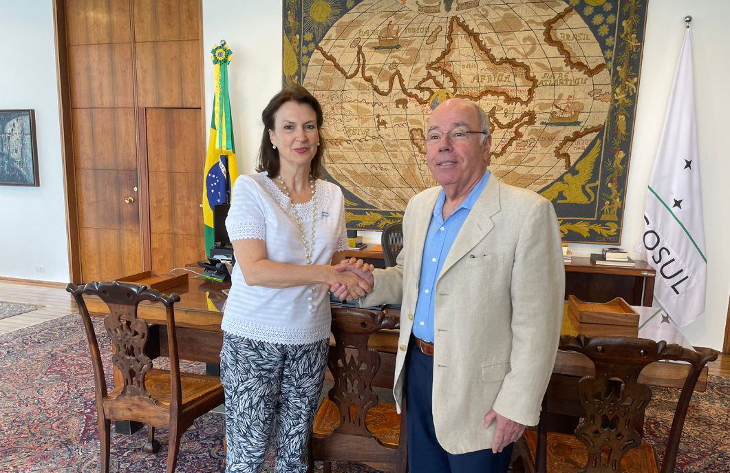 Diana Mondino viajó a Brasil y se reunió con el canciller Mauro Vieira | Política