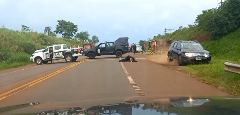 Misiones: Delincuentes en fuga atropellaron a una policía en la Ruta 14 | Actualidad