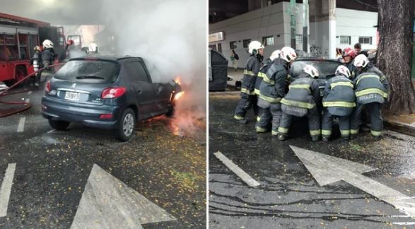 Choque e incendio en Parque Avellaneda | Actualidad