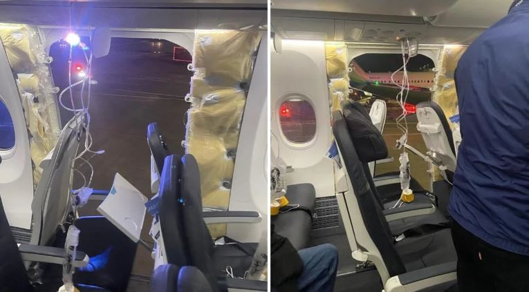 Encontraron la puerta del avión de Alaska Airlines que se desprendió en pleno vuelo | Internacionales