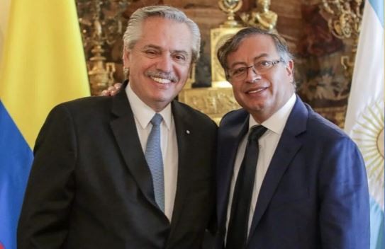 Desde España, Alberto Fernández respaldó a Gustavo Petro tras las críticas de Milei | Política