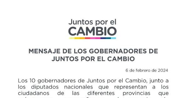 Los gobernadores de JxC le respondieron a Milei: "Nosotros no somos casta de nada" | Política