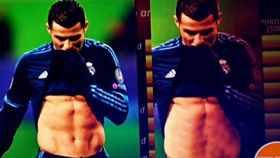 Acusan a la TV catalana de usar photoshop para "sacarle abdominales a Cristiano Ronaldo | Deportes