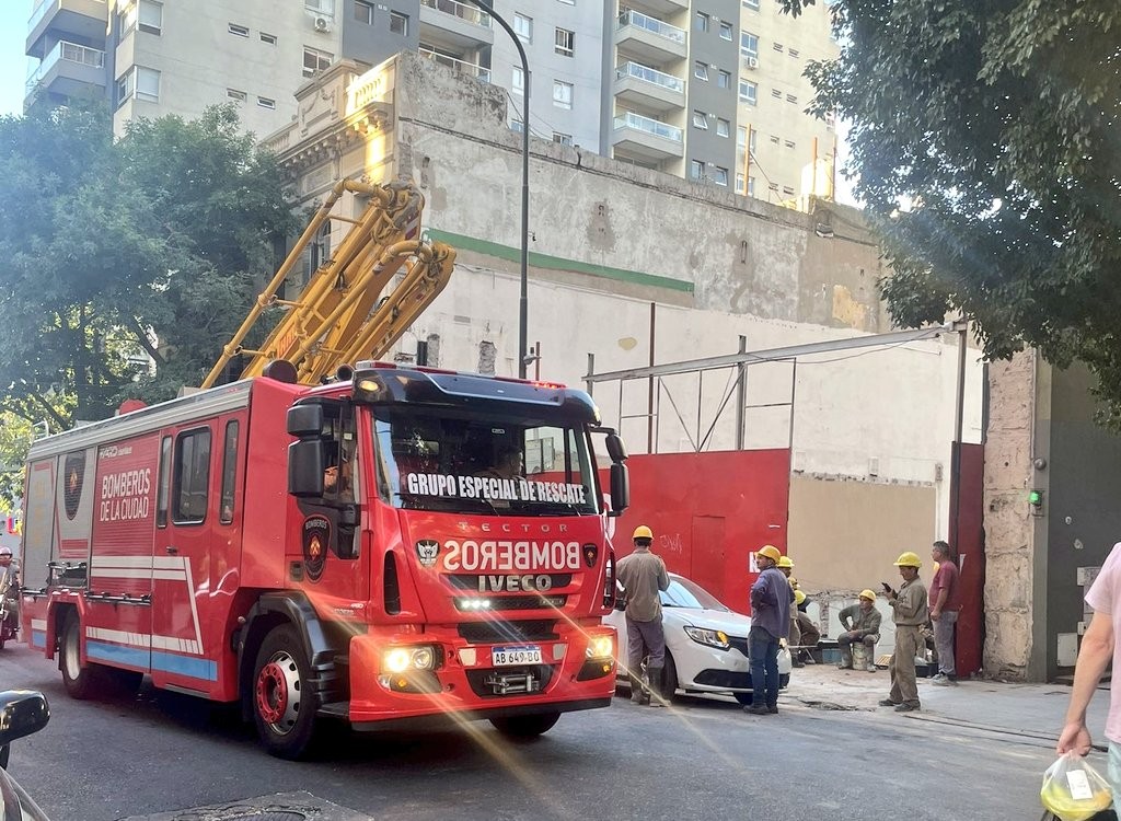 Otro derrumbe en una obra en construcción en Caballito: solo hubo daños materiales | Actualidad