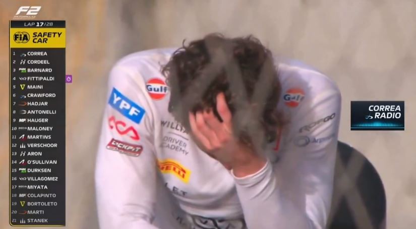 Franco Colapinto tuvo una jornada para el olvido y debió abandonar en el GP de Arabia Saudita en Fórmula 2 | Deportes