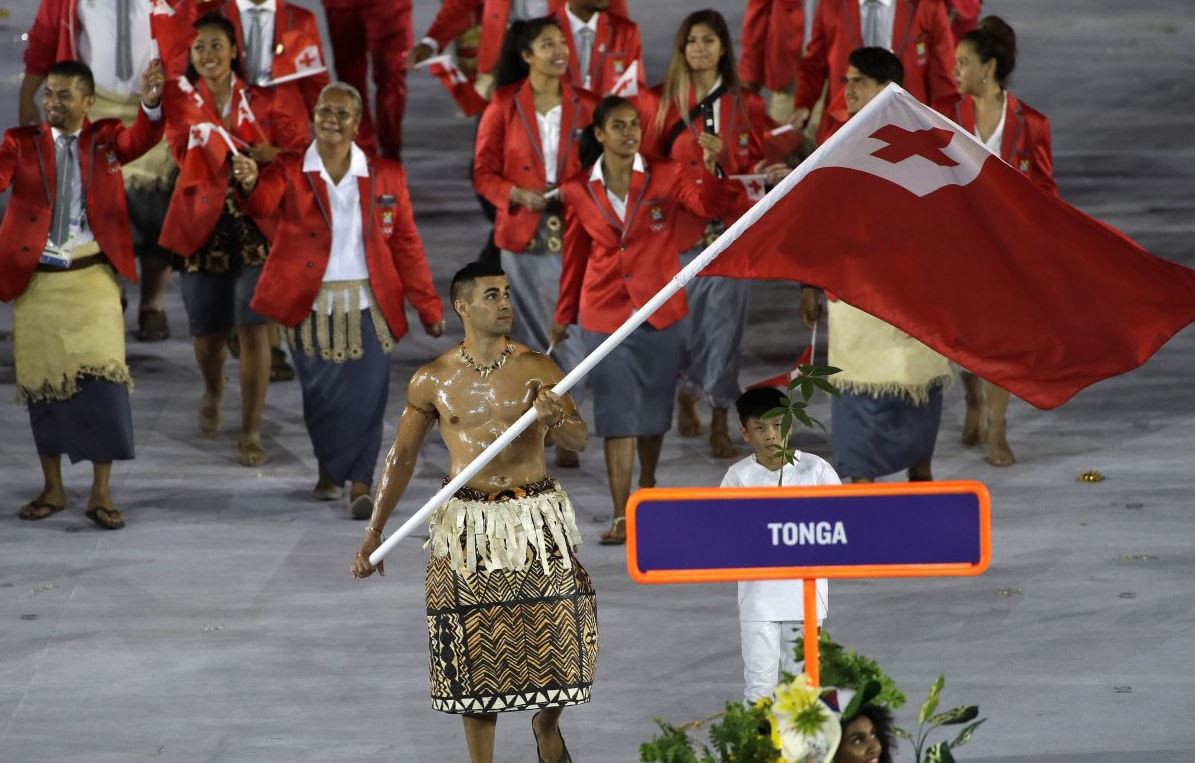 El abanderado de Tonga que enloqueció a las redes sociales | Deportes