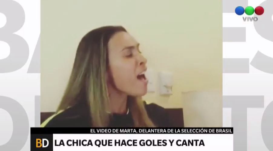 Marta, la delantera brasileña que también canta | Deportes