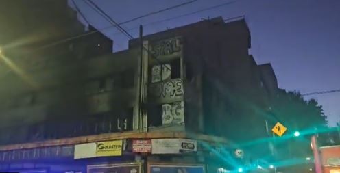 Tensión en Almagro por incendio en un edificio abandonado, donde antes había una estación de servicio | Actualidad