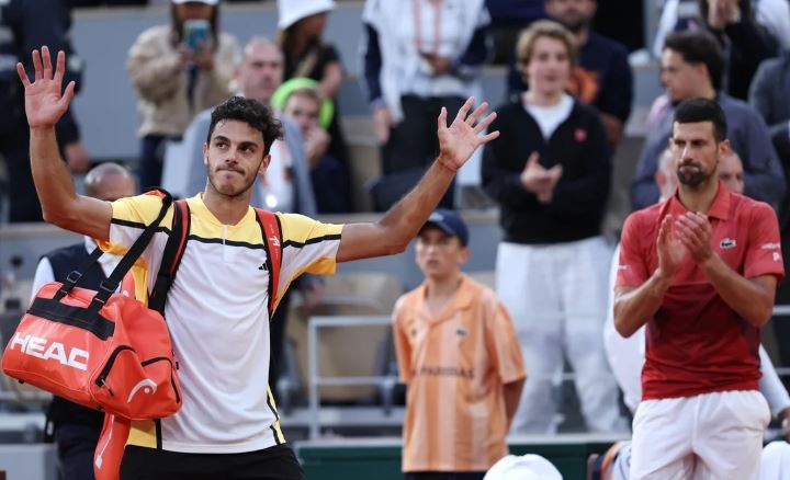 Cerúndolo cayó ante Djokovic en los octavos de final de Roland Garros | Deportes