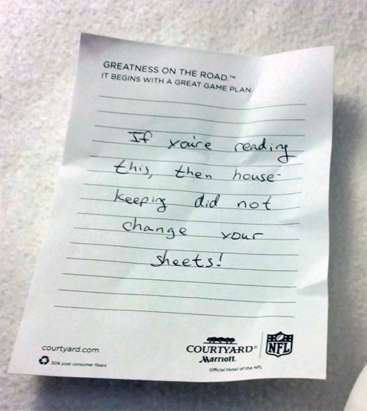 Un hotel se hizo famoso por no cambiar las sábanas | Curiosidades