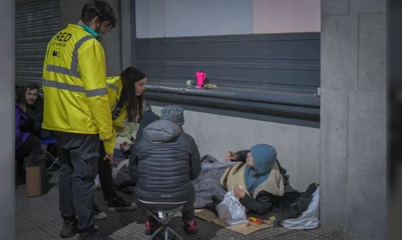 Ola polar: en las últimas 96 horas más de 800 personas aceptaron pasar la noche en los paradores de la Ciudad | Actualidad