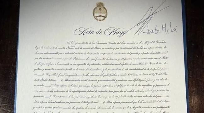 Diferentes grupos empresarios expresaron su apoyo al Pacto de Mayo | Economía