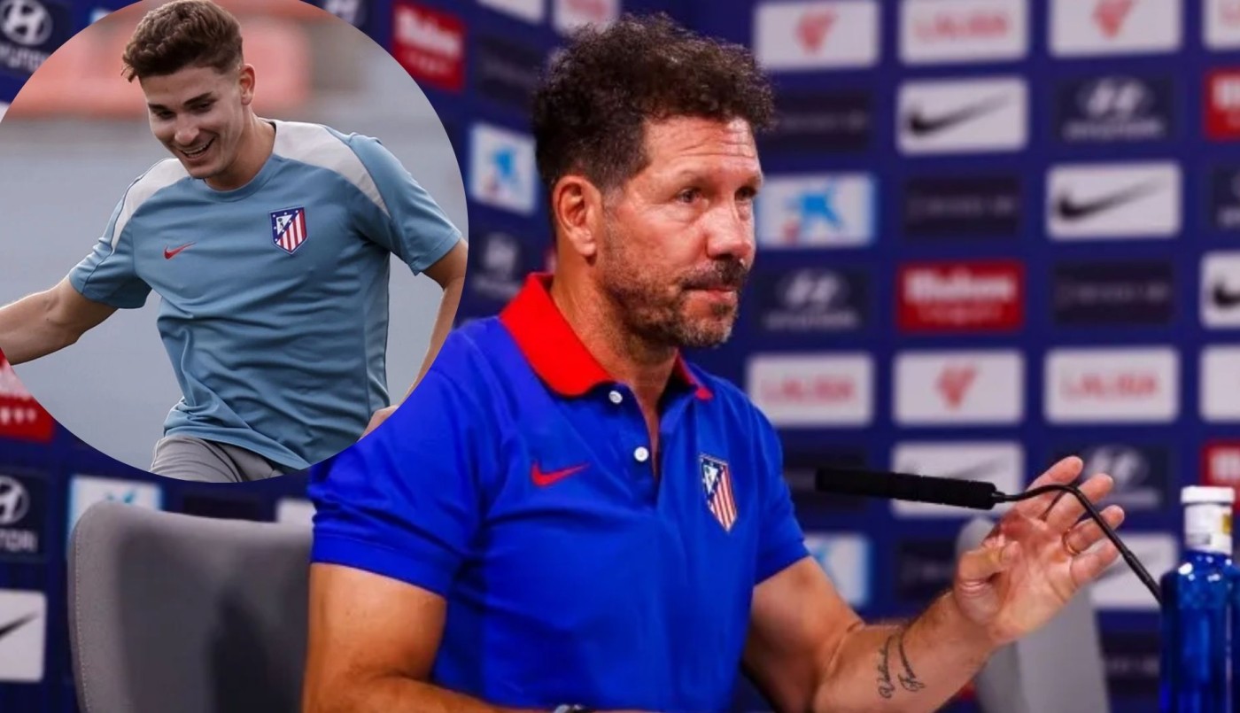 Simeone acerca de Julián Álvarez: "Sus características se acercan al ADN del Atlético Madrid" | Deportes