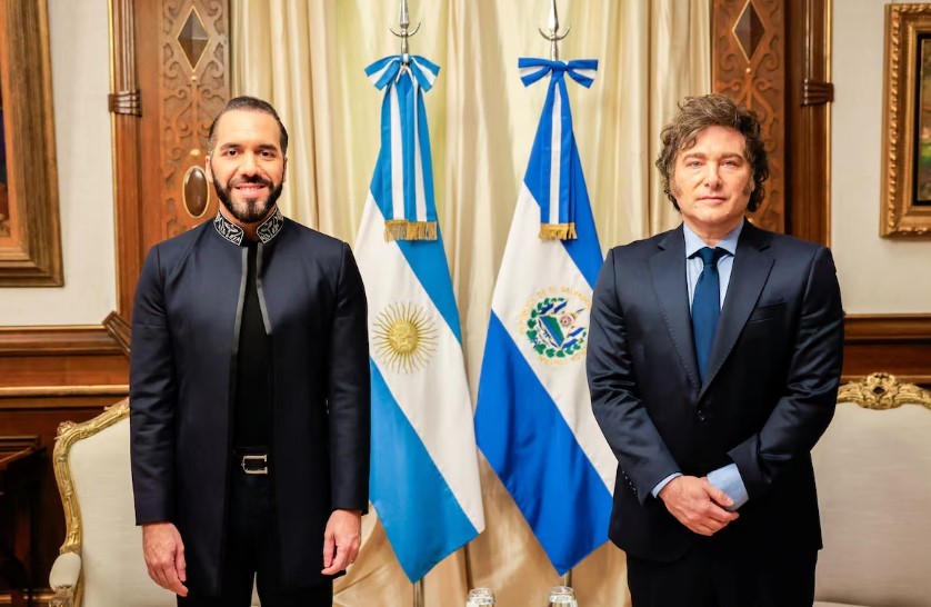 Milei recibió a Bukele en la Casa Rosada | Política