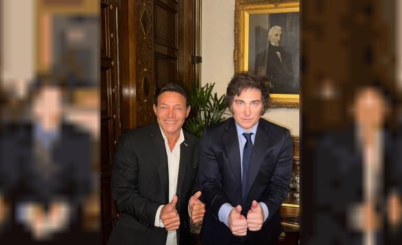 Tras los elogios, Milei recibió al "Lobo de Wall Street" | Política