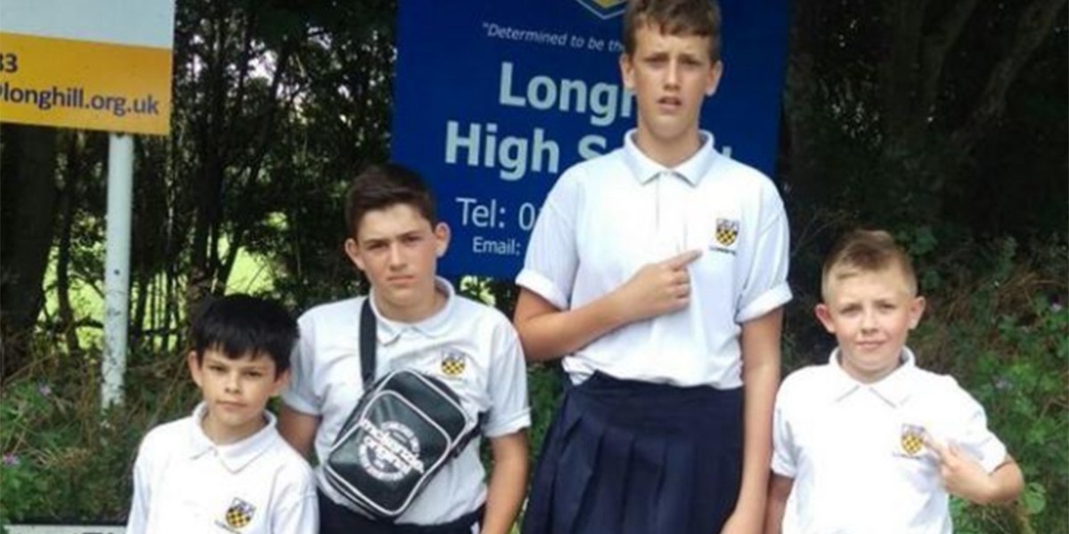 La ingeniosa reacción de alumnos a quienes les prohibieron usar pantalones cortos | Curiosidades