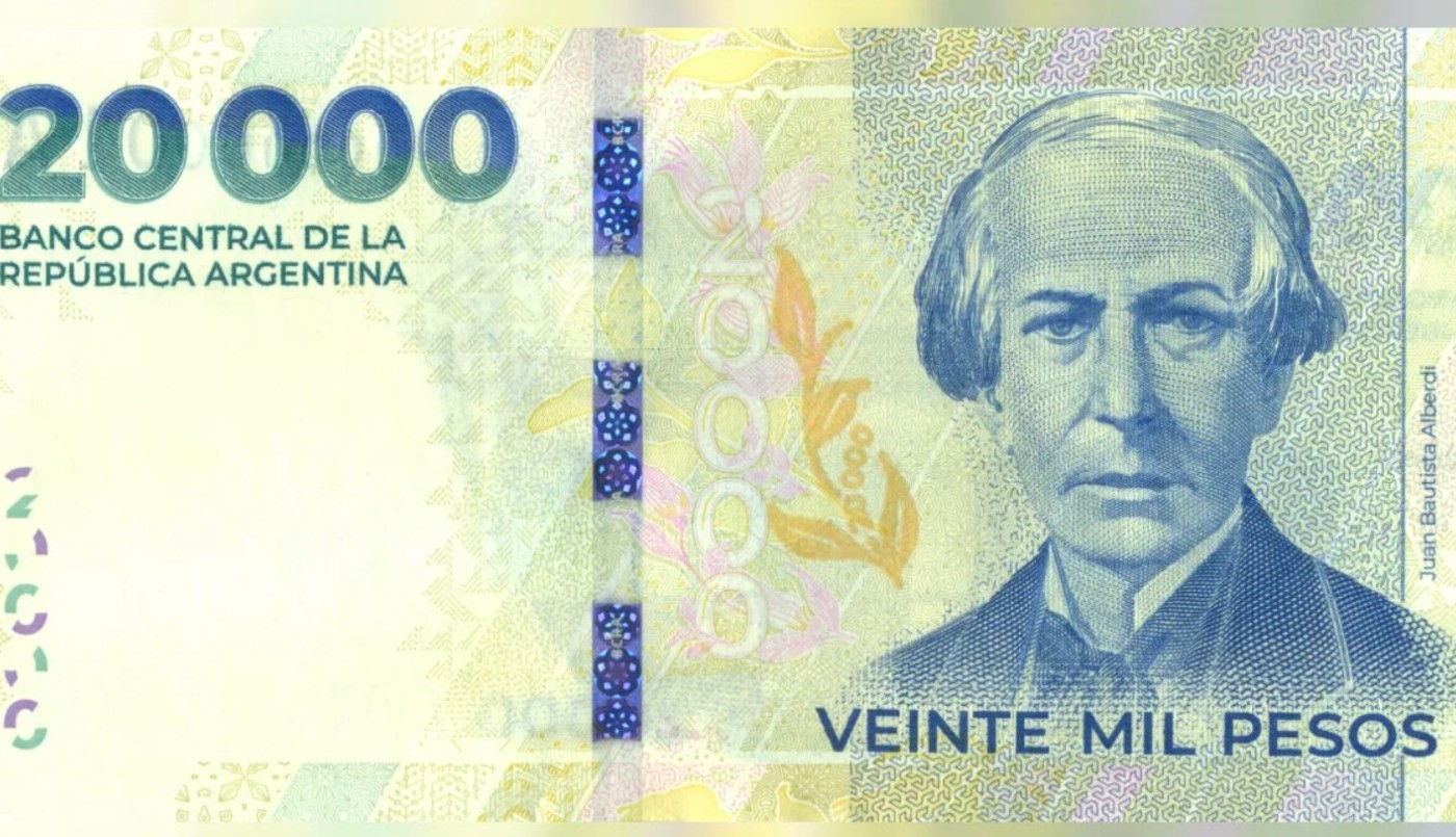 El BCRA puso en circulación el billete de $20.000 | Economía
