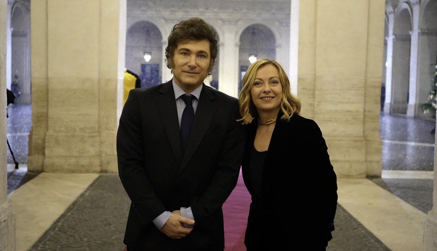 Milei se reunió en Roma con Giorgia Meloni | Política