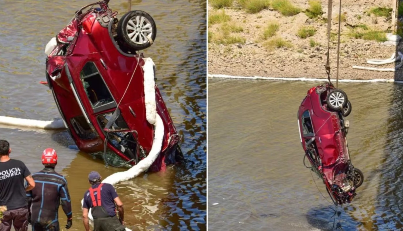 Tragedia en Bahía Blanca: un jubilado perdió el control de su auto, cayó a un dique | Actualidad