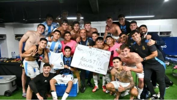 La Selección argentina Sub 20 le dedicó la victoria ante Colombia a Ruberto | Deportes