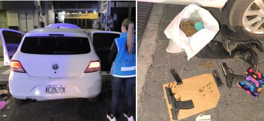 Arrestaron a dos policías bonaerenses que circulaban en contramano y con droga en el baúl | Actualidad