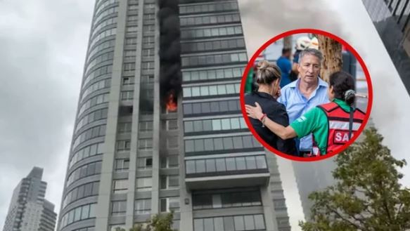 Adrián Ventura contó que su departamento quedó destruido por el incendio en Puerto Madero | Actualidad
